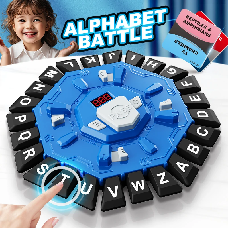

Alphabet Press Board, Fast-Paced Family Gathering, Perfect Holiday Gift