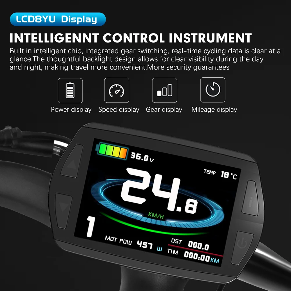 36 فولت 48 فولت 52 فولت 2000 واط 45A KT موجة جيبية فرش السيارات تحكم LCD3 عرض PAS عدة ل دراجة سكوتر كهربائية E-الدراجة إصلاح #6