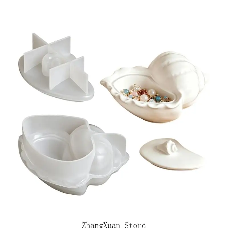 Muschelförmige Boxform für Ausstellungszwecke und kleine Aufbewahrungsprojekte 3XUF – Detail 5