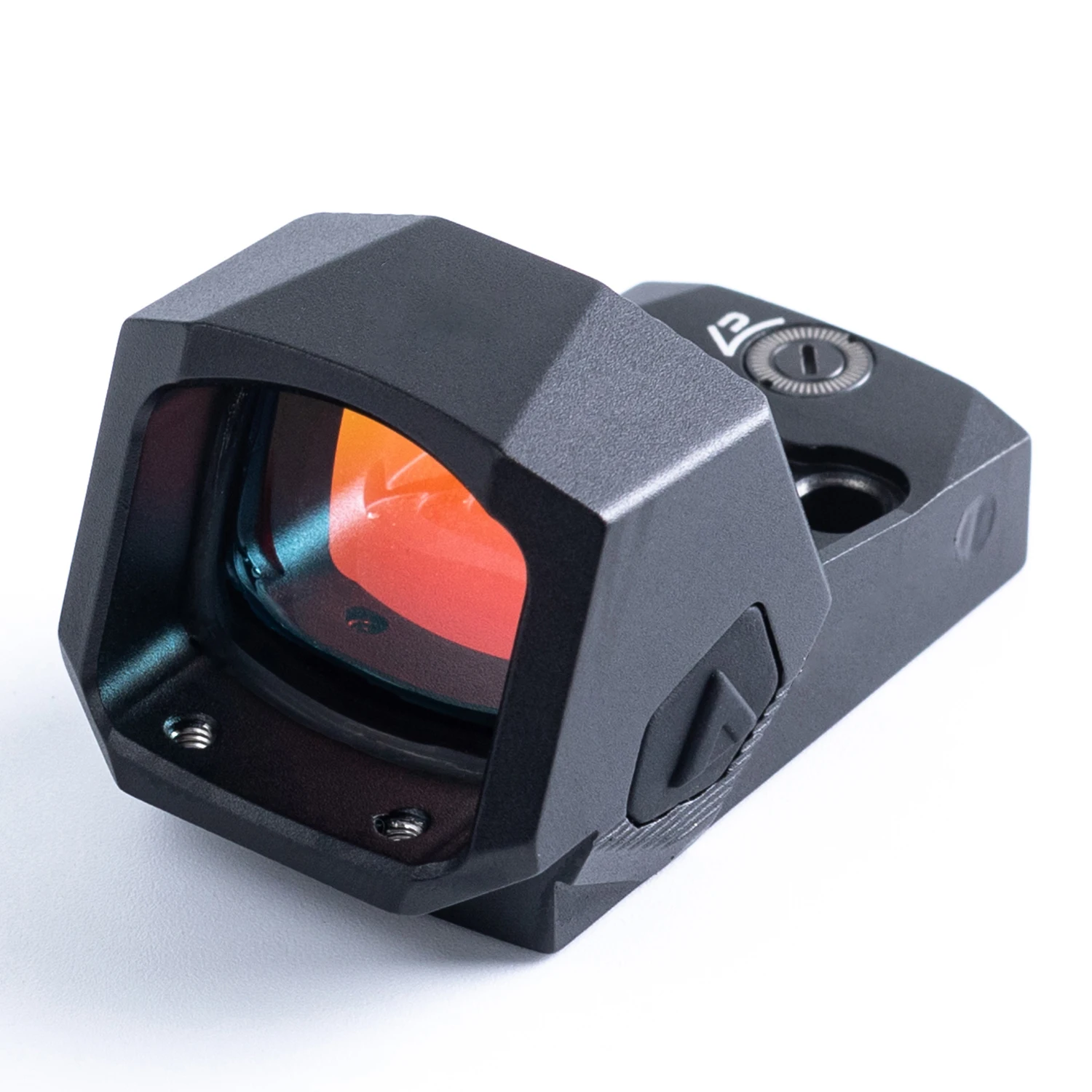 Tactical Sentinel II 1x20 Red/Green Dot Sight RMSc Footprint Shake Awake 3 MOA Optic for Handguns - Blackout Rear Sight