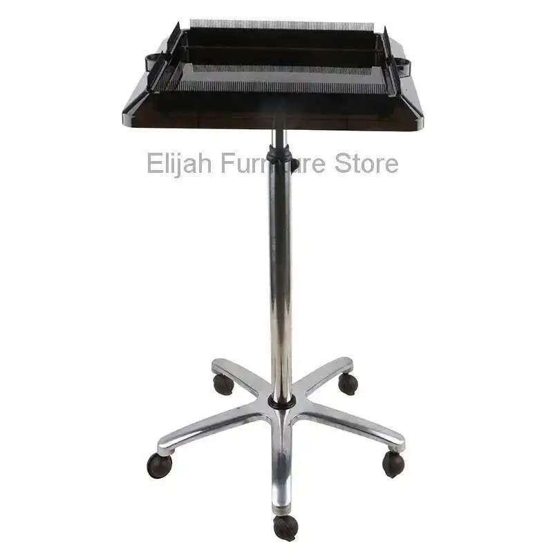 

Hair Extension Tools Salon Hair Dyeing Hairdressing Movable Liftable Stainless Steel Trolley Wig Stand