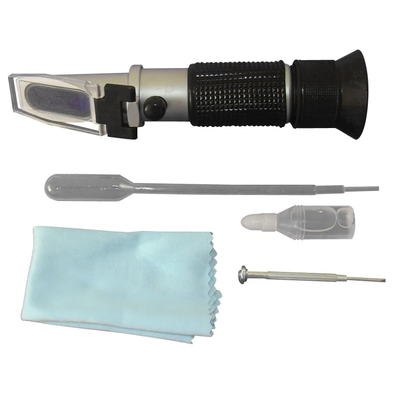 Refractometer 0-32% Handheld Sugar brix Refractometer with ATC Sugar Refractometer for Juice Fruit Sweetness