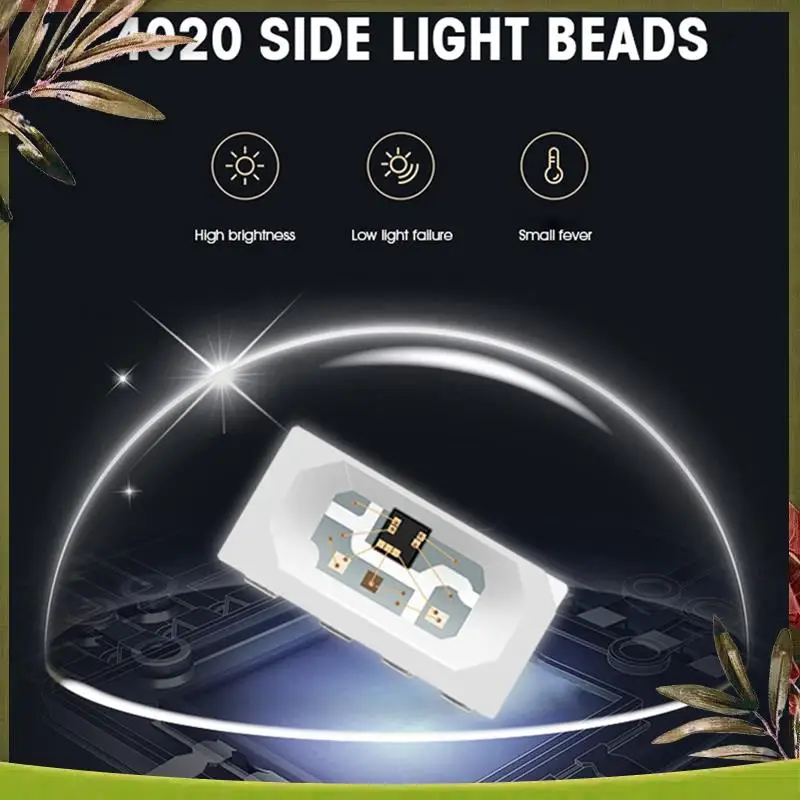 

New-300Pcs SK6812 SIDE-A SK6812 IC In LED Chip Side Lighting SMD 4020 RGB For Strip Display Screen Individually Addressable