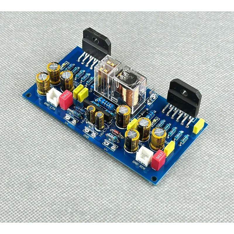 Dual Channel LM3886 Amplifier PCB Empty Board, Speaker Protection Design, Finished Power Amplifier Board Accessories