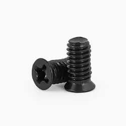 M1.4M1.6M1.7M2M2.5 Carbon Steel Black Non-Standard Cross Thin Small Countersunk Head Bolt Small Flat Head Screw