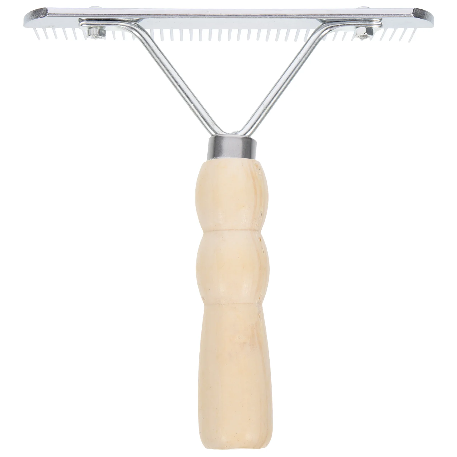 Horse Nail Rake Comb Cleaning Tools Animal Hair Brush Groom Supplies Wood Durable Grooming