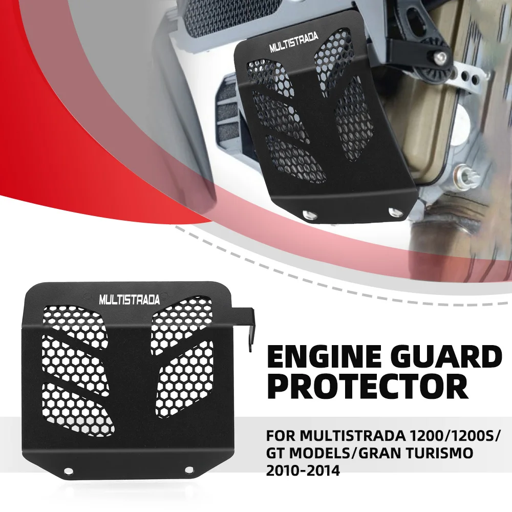 

Motorcycle Accessories Radiator Guard Cover Protection For Ducati Multistrada 1200/1200S 2010-2011-2012-2013-2014 Aluminium