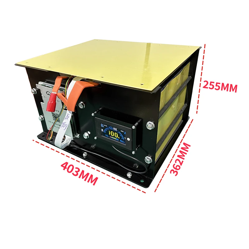 8S DIY Battery Case 24V for 280AH MB31 EVE 304AH JK 8S 200A BMS 3.2 LCD Optional Easy Installation High Quality Connection Card
