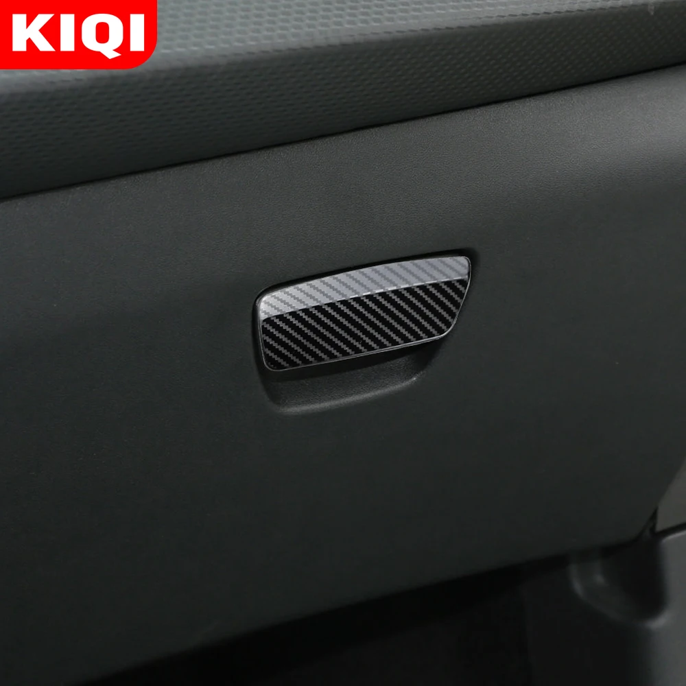 Car Glove Box Handle Cover Stickers for Peugeot 2008 208 2014 - 2019 Glovebox Handle Decoration Trim Sticker Accessories