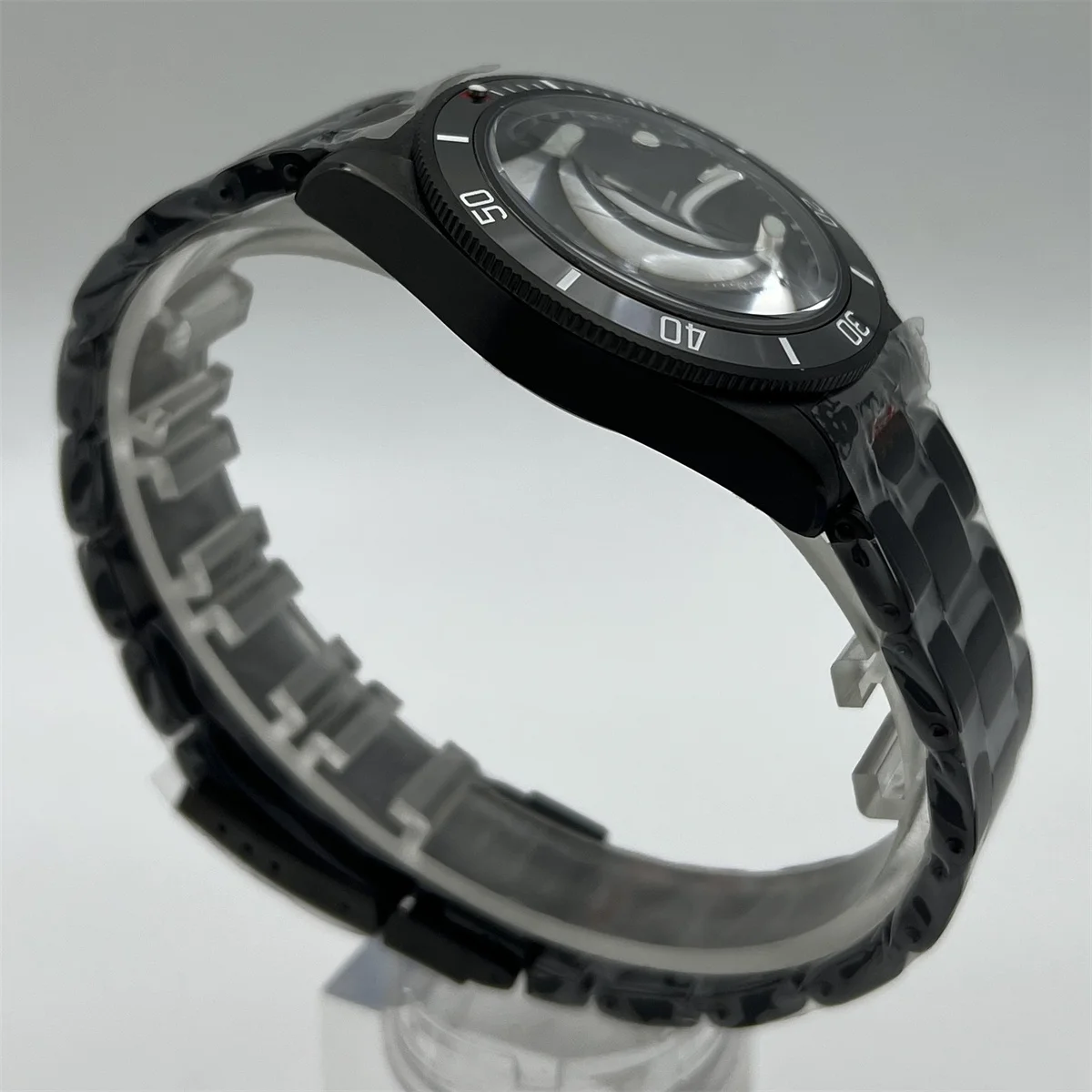 39 мм черные мужские автоматические часы для дайвинга NH35 механизм черный, белый, синий, зеленый, светящийся циферблат, сапфировое стекло, браслет из нержавеющей стали