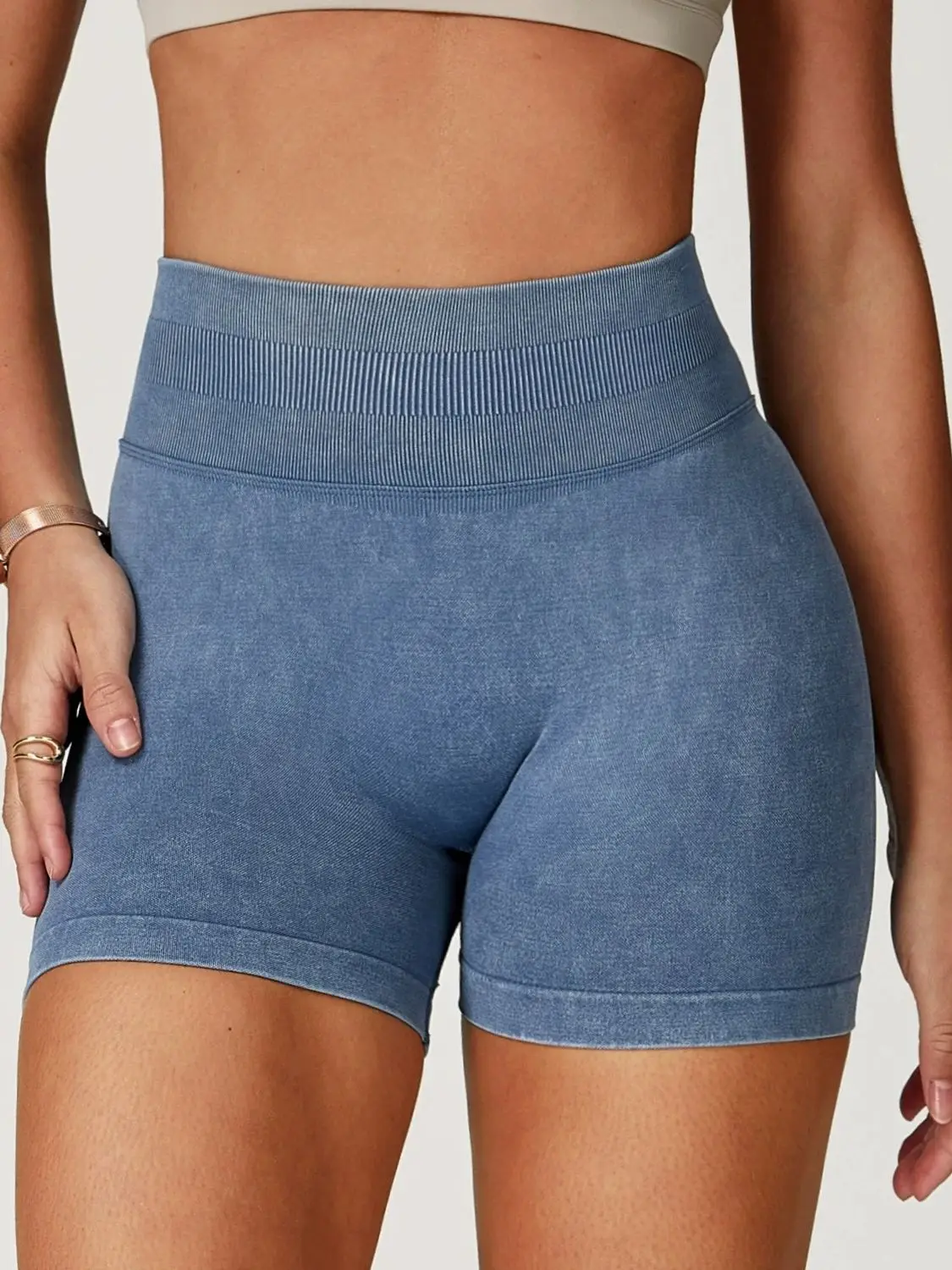 AliExpress Women Seamless High Waist Workout Shorts Women's Breathable Fitness Push Up Tights Gym Training Running Cycling Yoga Short Pants