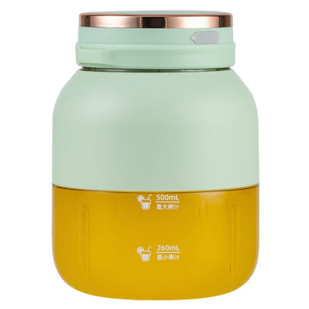 Электрическая соковыжималка, 500 л/мл, портативный блендер, миксер, экстрактор смузи, апельсина, лимона, фруктов, соковыжималка, Спортивная бутылка для воды