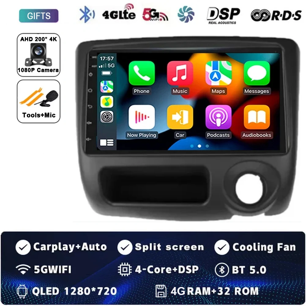 Android 15 Voor Toyota Vitz Yaris Echo 1999-2005 Carplay Auto Radio Multimedia Video Player Navigatie GPS Geen 2Din 2 Din DVD
