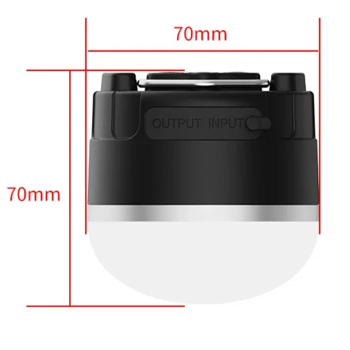 Camping Tent Light, Long Endurance, Holofote de Emergência, Multifuncional, RGB, Portátil e Magnético, Outdoor Camping