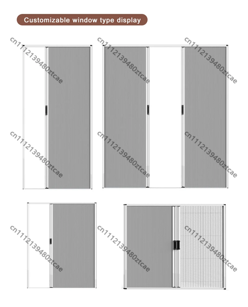 Persiana de Panal de Abeja con Marco de Aluminio, Cortina Opaca Vertical, Persianas de Panal de Abeja para Puerta Corredera