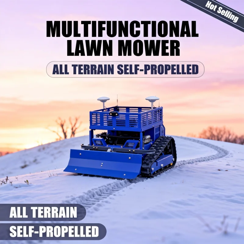 

Customized Robotic Smart Flail Lawn Mower - GPS Automatic Mowing Wireless RC Grass Trimmer for Garden Farm