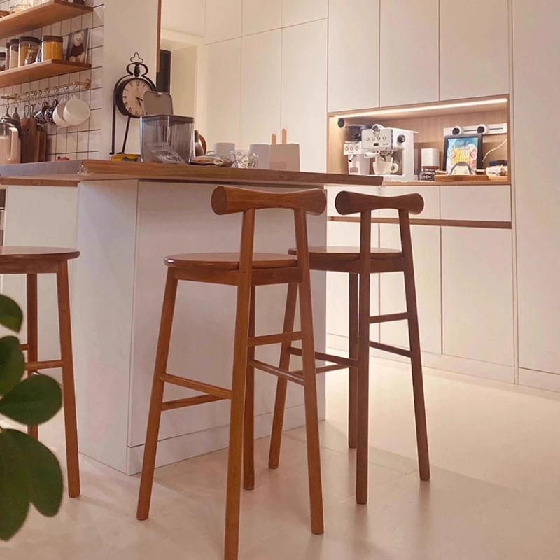 

Accent High Bar Stools Modern Minimalist Relaxing Comfortable Barstools Aesthetic Vanity Bancos De Bar Lounge Suite Furniture