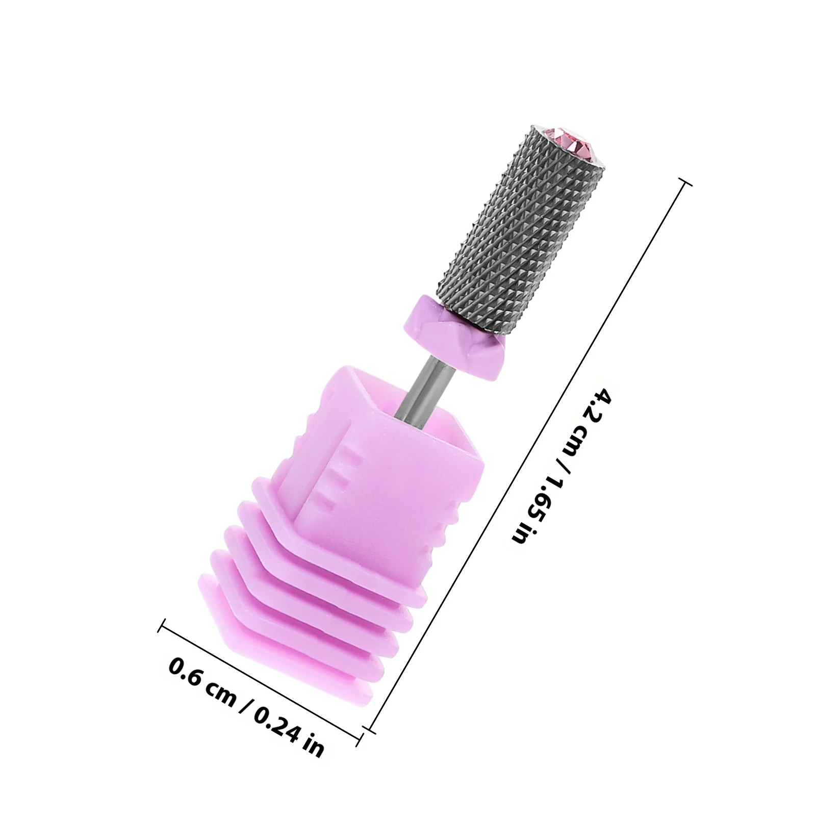 Foret à ongles en carbure de tungstène, pour ongles en acrylique, dissolvant de cuticules, accessoires de manucure, outils d'art des ongles