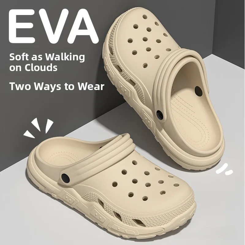 

Anti-Slip Bath Room Shower Thick Bottom Women's Clog Summer 2026 New Beach Outdoor Wear Heightening Foot Odor Proof Sandals