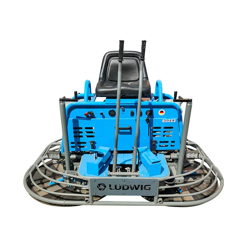 Professional China Machine Manufacturer Ride On Power Trowel LUDWIG Ride On Trowel Machine Blade Concrete Power Trowel