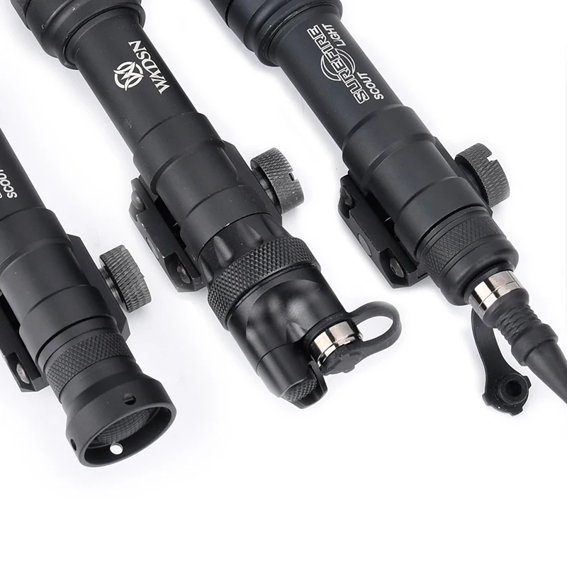 Tactical Surefire DS00 Scout Light Rear Cap Metal Tail Cap Dual Function Pressure Switch Cover Compatible with ST07 SR07 Switch