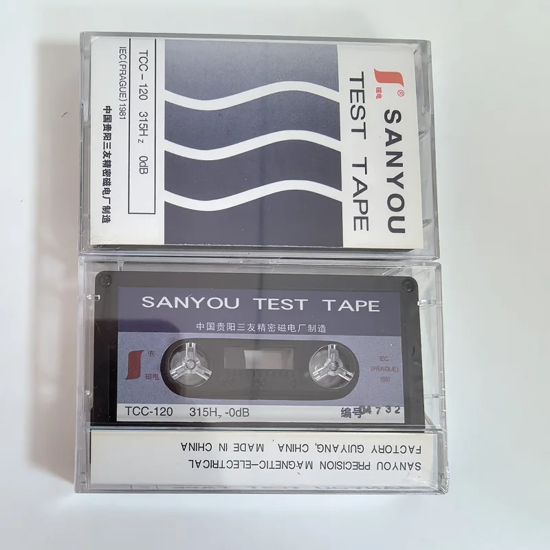 TEST TAPE SANYOU TCC-120 315HZ-0DB LEVEL ADJUSTMENT Recording reference level