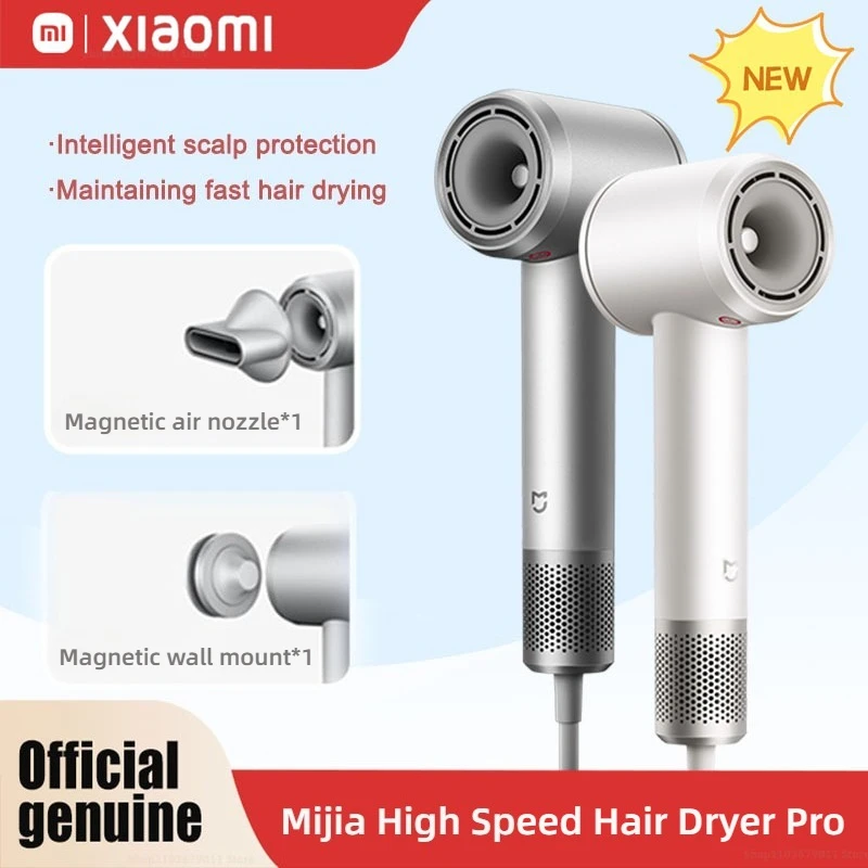 

2025 XIAOMI high-speed hair dryer Pro four-speed temperature control quick-drying hair care intelligent scalp protection 220v
