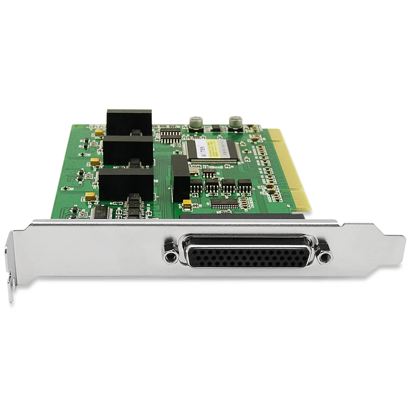 UOTEK Industrial PCI to RS-232 Serial Card with Optical Isolation RS232 4 Ports High Speed DR44 Converter DB9 Connector UT-764I