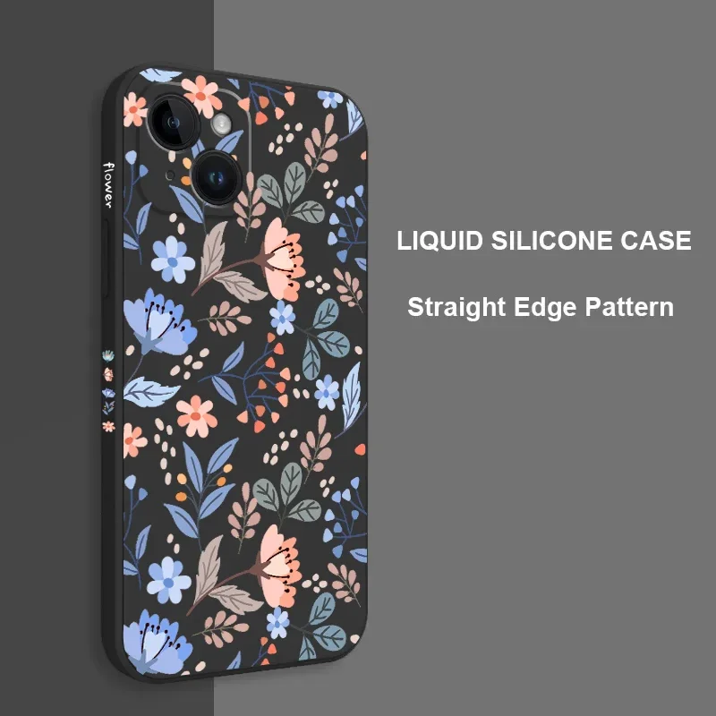 Case For Redmi Note 14 Cases Redmi 13 Flower Printed Phone Case For Xiaomi Redmi Note 12 Pro Plus 12S 11S 11 10S 13C 14C Cover image 3