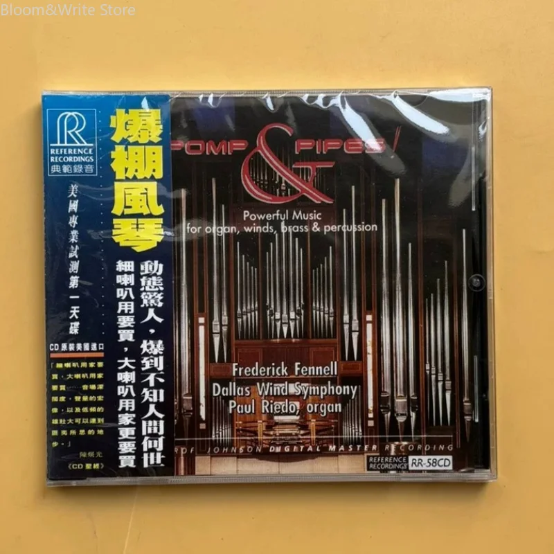 

Essential for Audiophiles To Test Audio Frederick Fennell Paul Riedo Music CD POMP & PIPES Album The Vikings Music Record