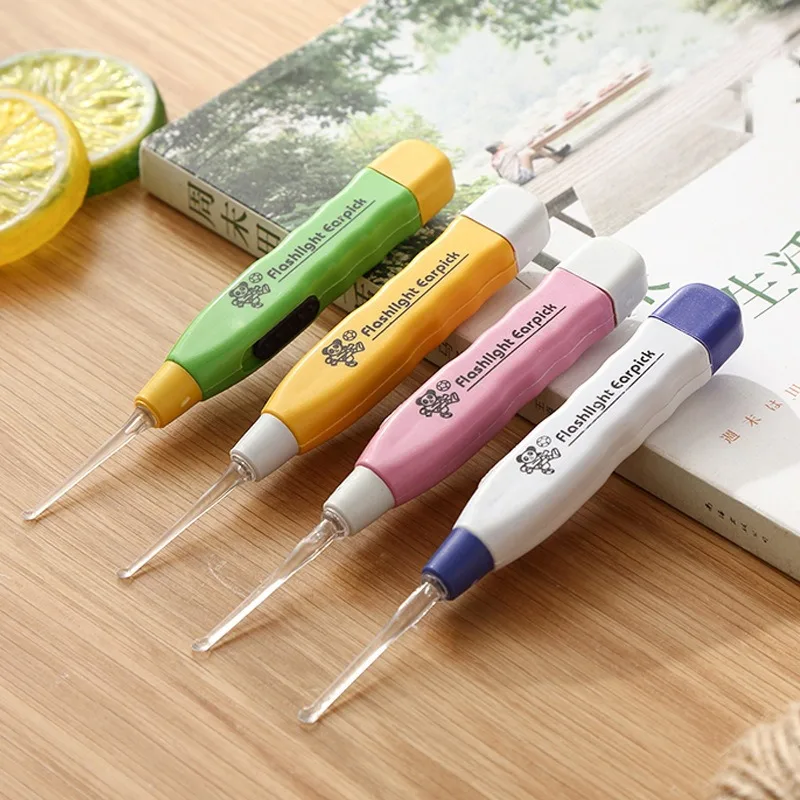 LED Light Ear Wax Removal Tool, Multi-Color Pack with Illuminated Tips Professional Cleaning Pick Set for Safe Home Use