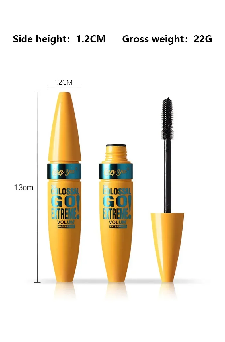 High Quality 4D Black Eyelash Mascara Lengthening Volume Waterproof Make-Up Sweatproof Holding Non-Smudging Liquid Fiber Mascara