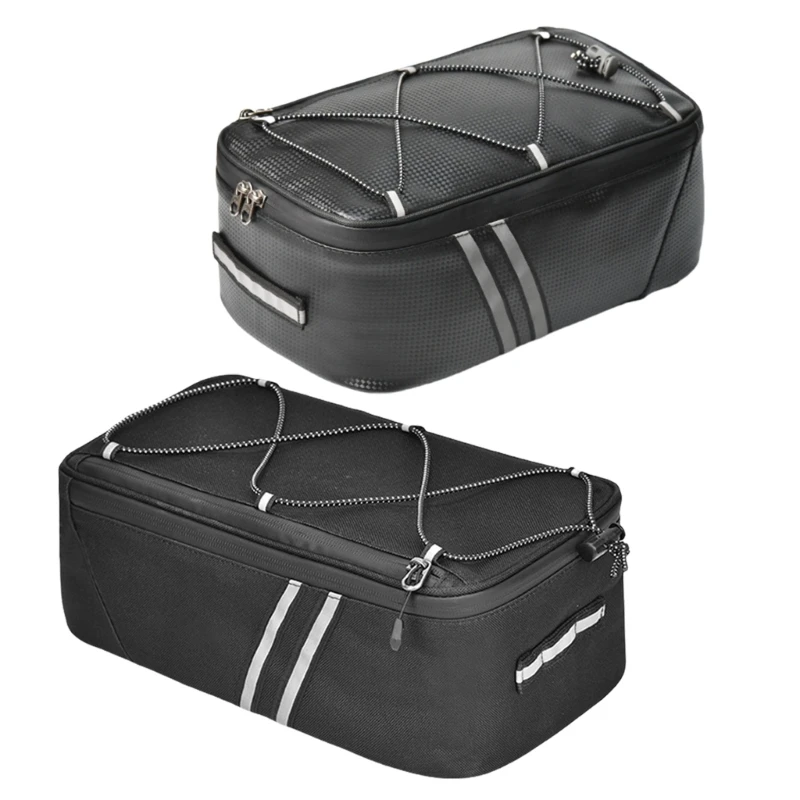 

Bicycles Panniers Rack Bag Bicycles Rear Bag with Reflective Strips Water Resistant Bike Rack Bag Cycling Accessories