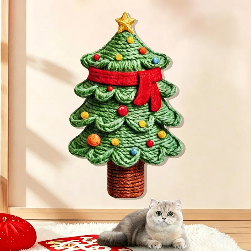 Self Adhesive Cat Scratcher Mat 3D Wall Furniture Protector Cats Scratcher Pad Board Trimmable Self-adhesive DIY Cat Scratch Mat