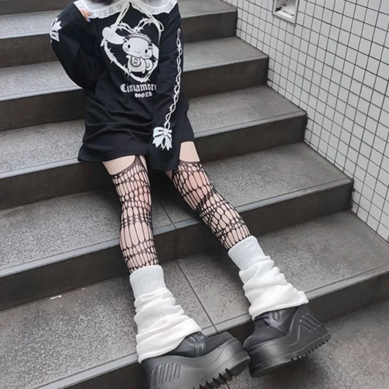 Damska koszulka z długim rękawem Sanrio Cinnamoroll, bawełniana bluzka z nadrukiem kokardki, jesienno-zimowa, modna, ciepła, luźna, z długimi rękawami.