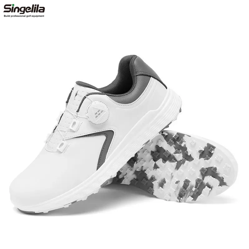 2024 New Golf Shoes Men's Waterproof Breathable Golf Shoes Women's Stapless Sneakers Walking Outdoor Sports Golf Shoes