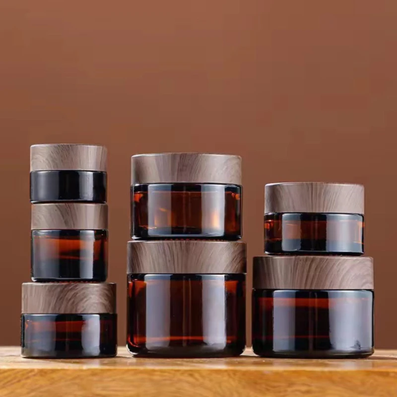 3/5 قطعة 5 جرام-100 جرام زجاجة كريم تان داكن زجاجة منفصلة زجاجة فارغة حاوية مستحضرات التجميل زجاجات إعادة الملء كريم وجه صندوق كريم عين #4