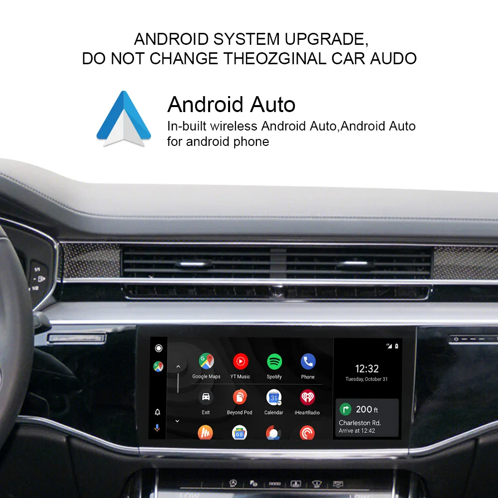 Wit-Up Air Carplay box  for Audi A8 S8 D5 2019-today Series  Android box MIB3 System upgrade Apple CarPlay Android Auto