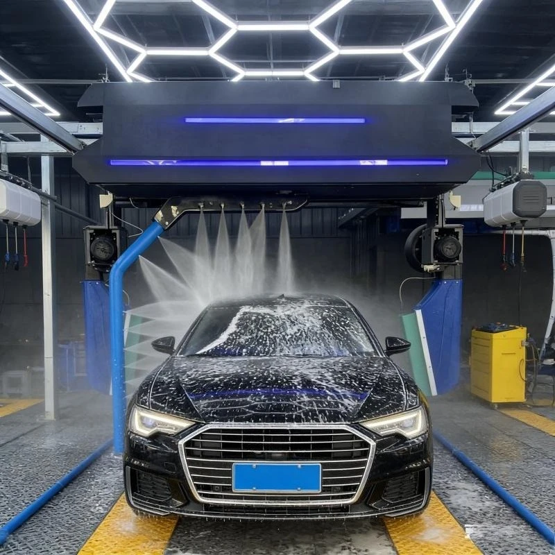 Fully Automatic 360 Car Wash System Touchless Type With Foam Cannon And Triple Wax Application