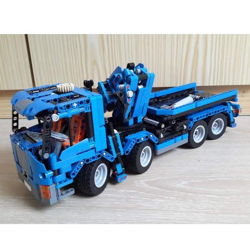 Building block MOC-8317 engineering vehicle mounted crane 1407PCS adult and child puzzle education birthday Christmas toy gift