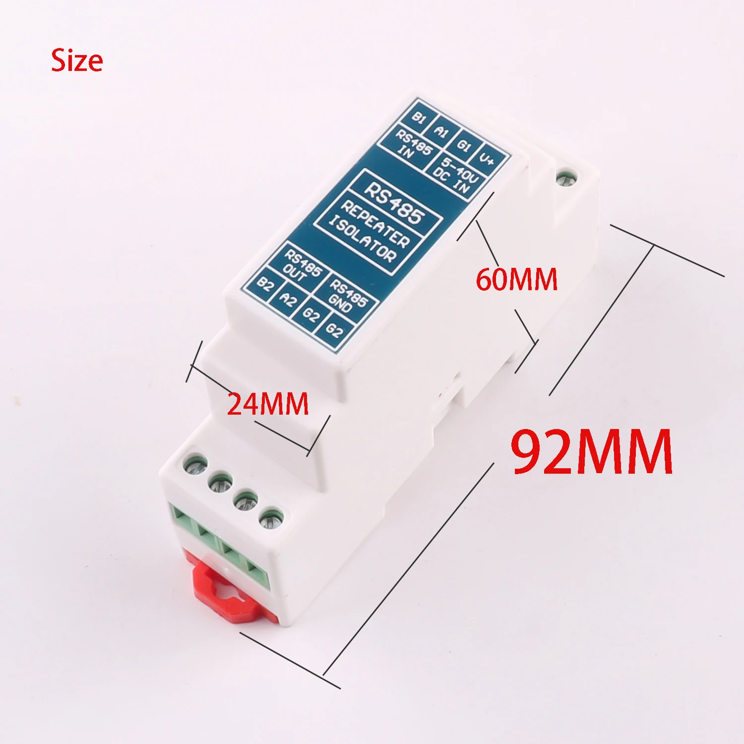 RS485 Repeater Sharer Distributor HUB RS485 Serial Signal Extension Amplification Photoelectric Isolation Anti-interference