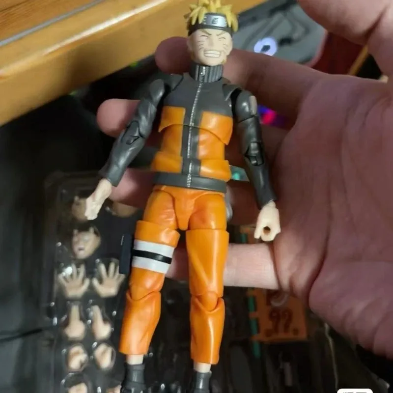 

Оригинальная фигурка BANDAI S.H.Figuarts Naruto P99 Edition, аниме-фигурка Наруто Узумаки, коллекционная модель из ПВХ, в наличии, подарок на день рождения