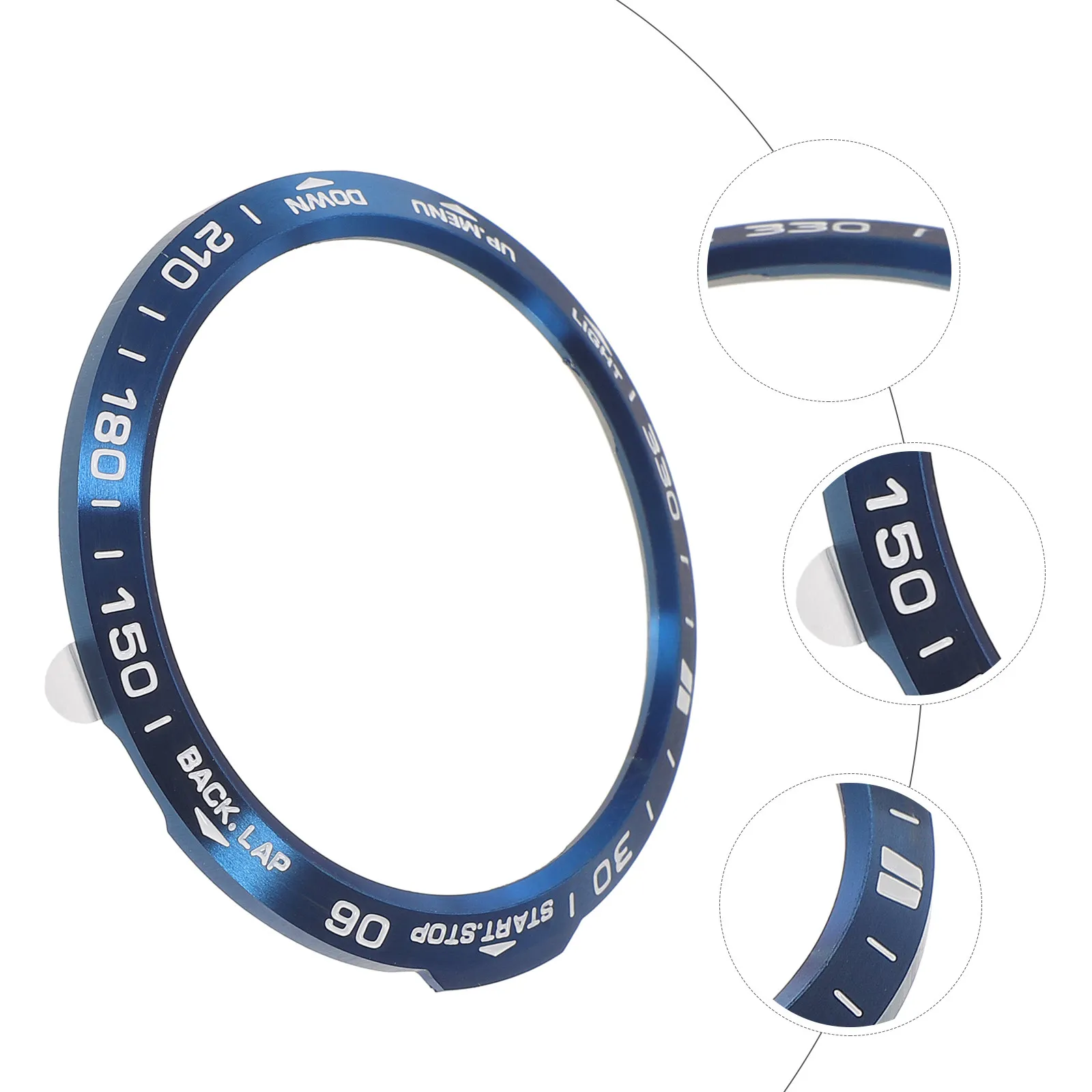 

1 шт. Премиальное кольцо-безель для часов из нержавеющей стали, совместимое с Garmin 6X, металлический защитный чехол для часов, защита от пыли и царапин