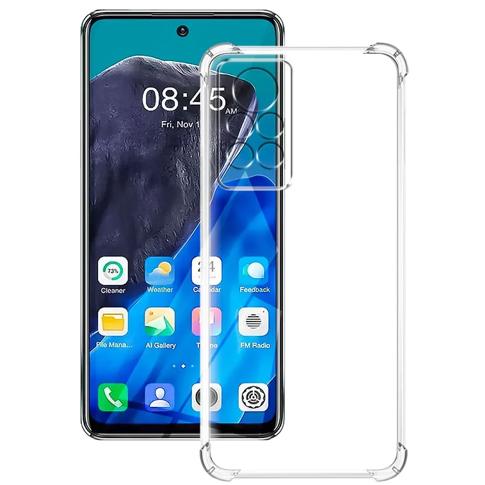 For Infinix Note 11 Pro Case Clear Shockproof Silicone Soft TPU Cover For Infinix Note 11S Coque on Note11Pro X697 X698 Funda