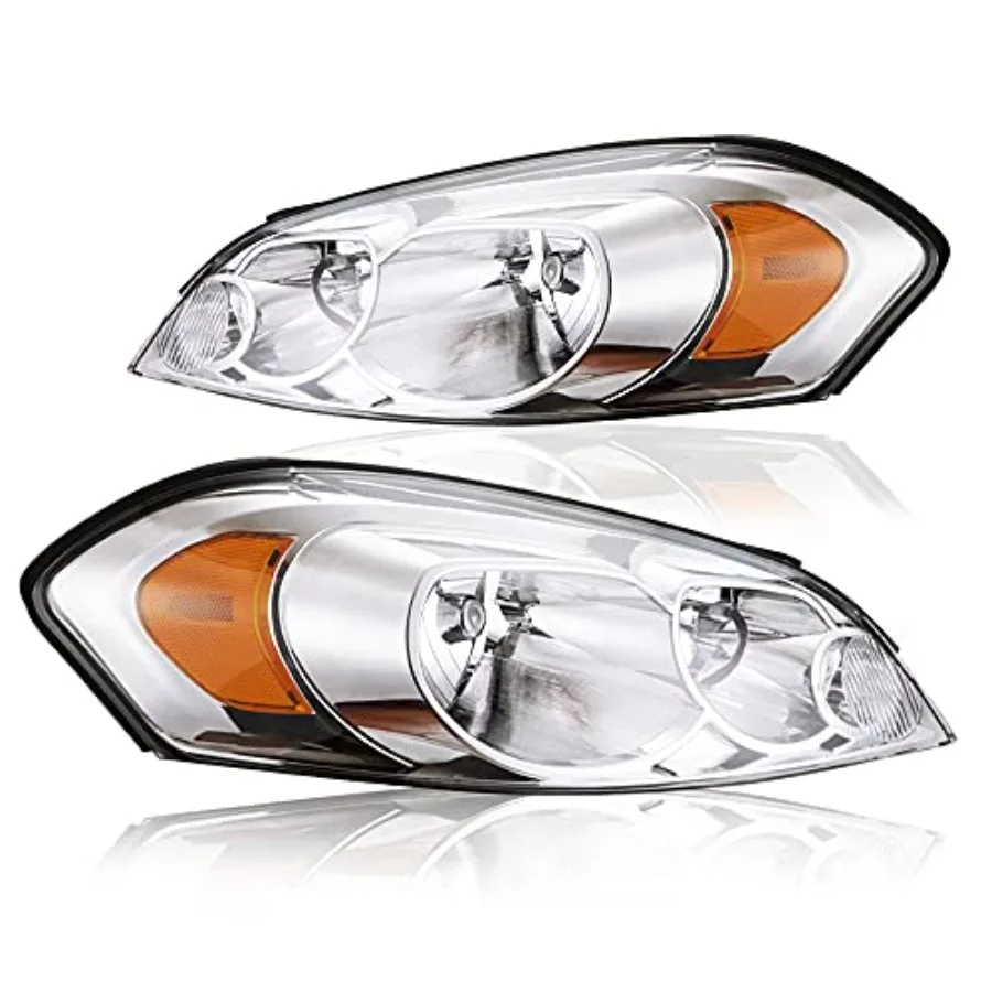 

Headlight Assembly Front Headlamp Compatible with Chevy Monte Carlo 06-07/ Fit Chevy Impala 06-13/ Fit Chevy Impala Limited 14-