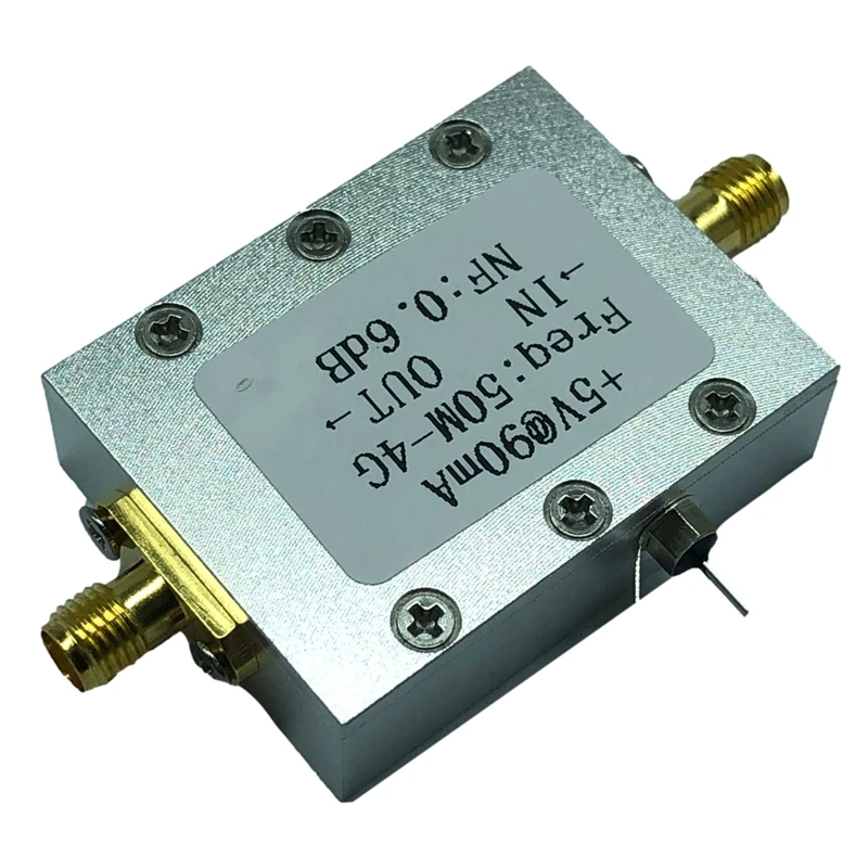 New RF Amplifier, LNA 0.05-4G NF=0.6DB Low Noise Amplifier Module Board