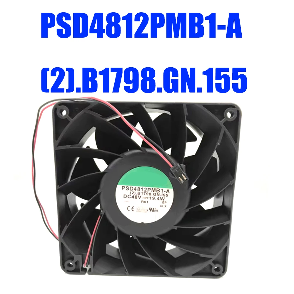 

Вентилятор охлаждения для SUNON PSD4812PMB1-A (2).B1798.GN.155 DC48V 19.4W 2PIN 2Lines