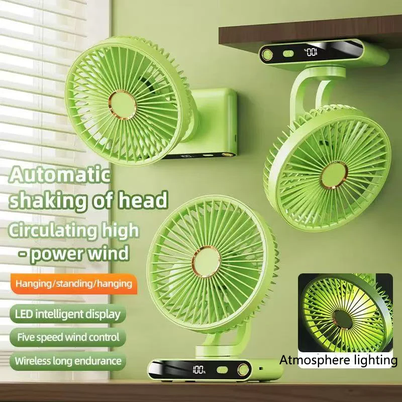 2026 Fresh Air Fan Light, Home Suburban Night Air Fan Light, Ceiling Fan Desktop Multifunctional Fan Light image 6