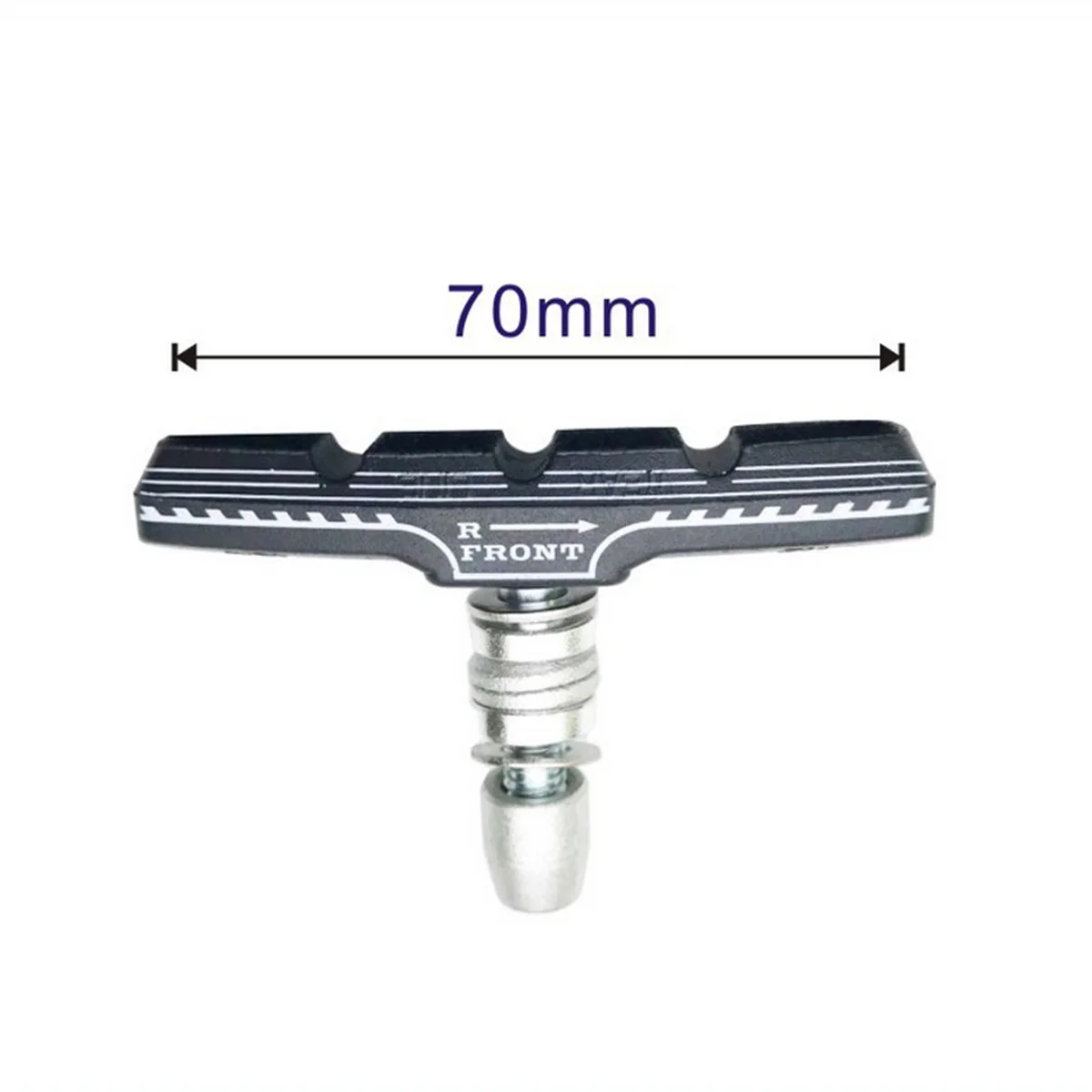 

Hybrid V Bike Brake Pads Bulk Set with Spacer Hex Nut Replacement Blocks for -Brakes Long-Lasting Bike Brake Pads