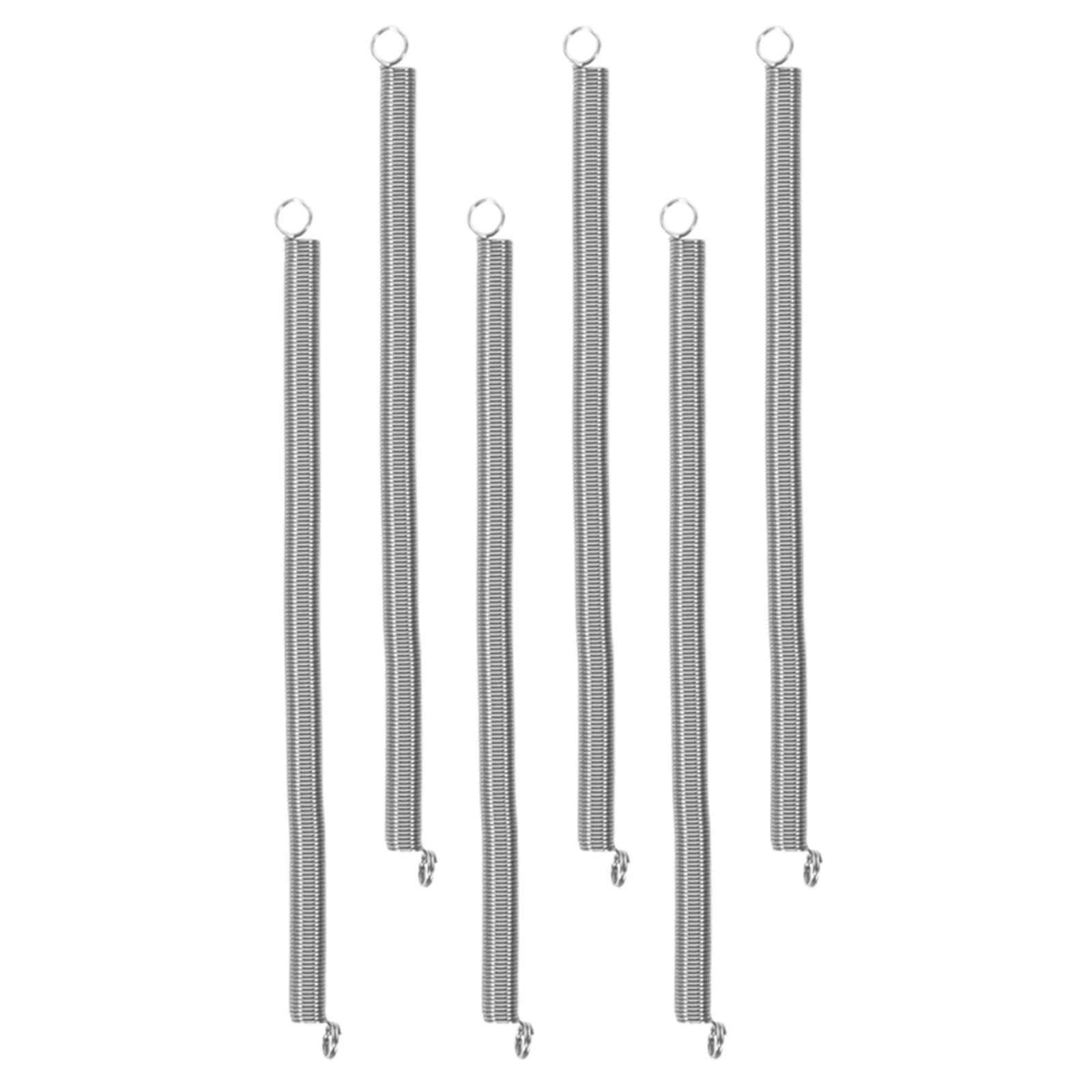6Pcs Stapler Extension Springs Stainless Steel Small Double Hook Tension Springs Replacement for Office Stapler Repair Crafting